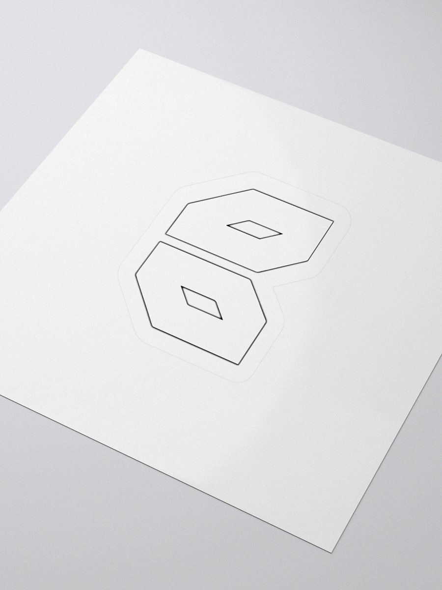 Geometric Monogram Kiss Cut Stickers product image (12)