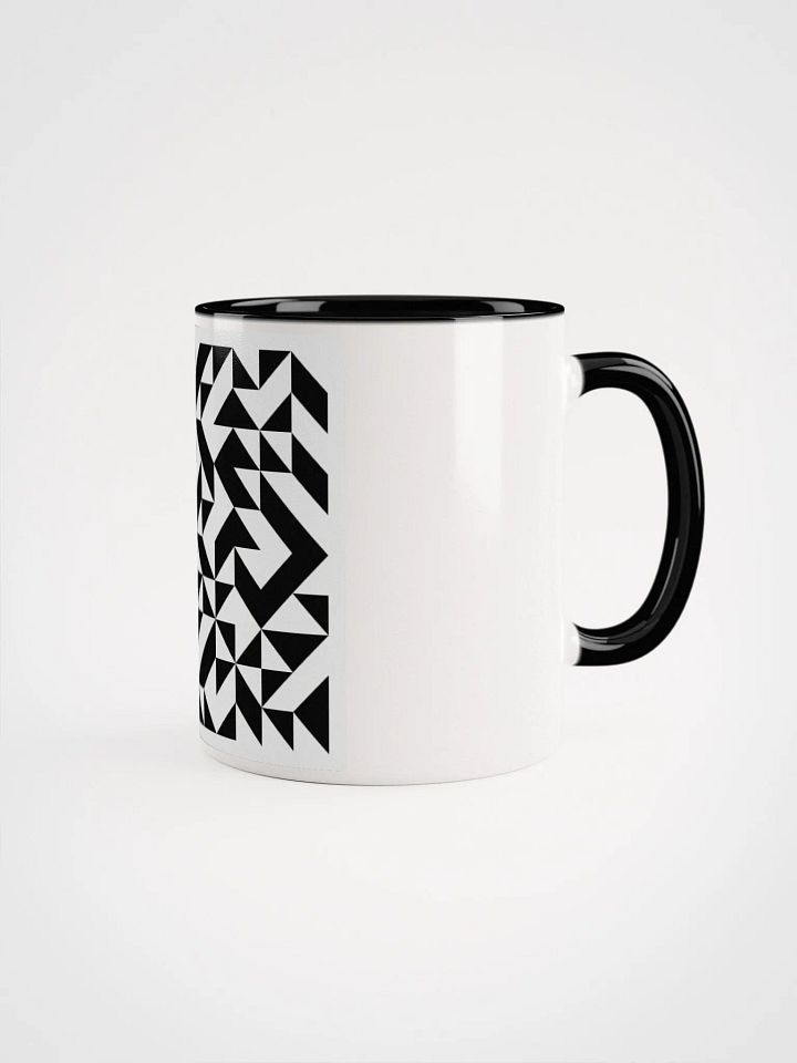 Abstract Geometric Harmony Ceramic Mug product image (1)