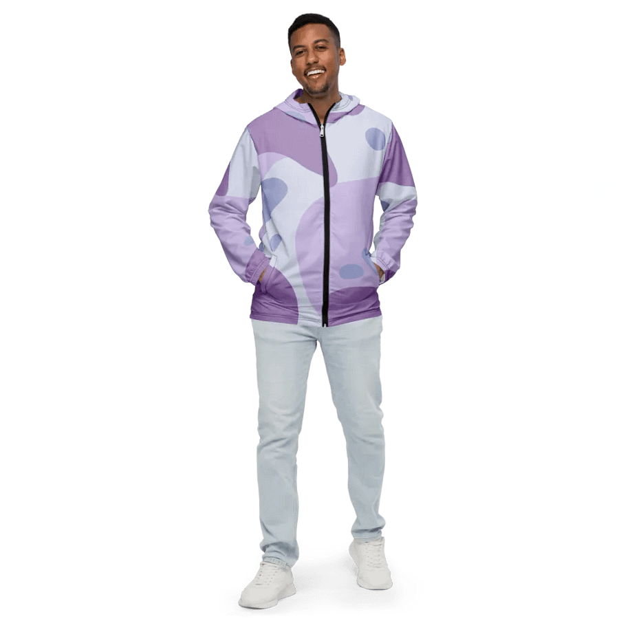 Grape Fizz Unisex Windbreaker product image (3)