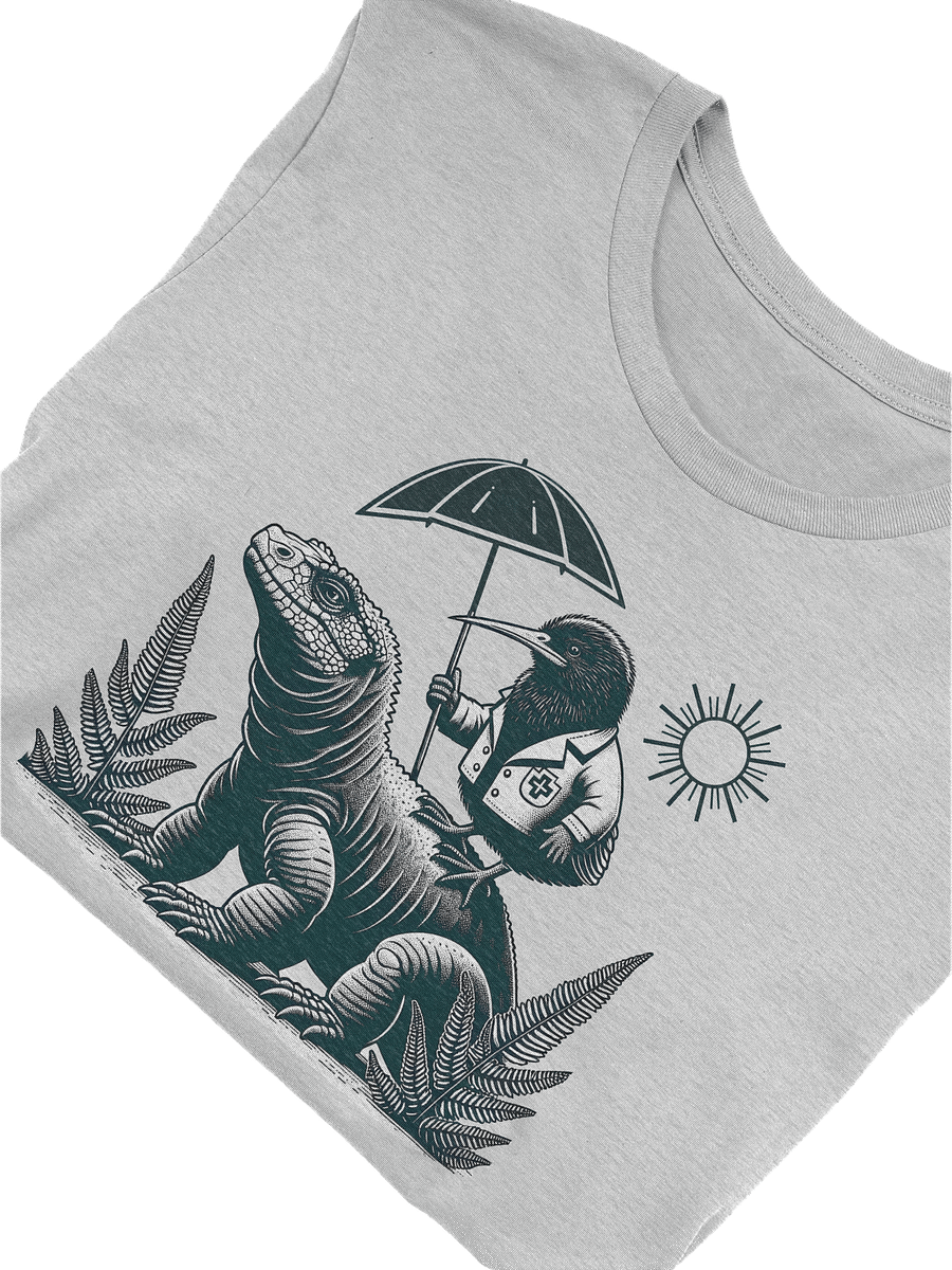 Retro Kiwi and Tuatara Rescue T-Shirt, Animal Rescue Tee, Wildlife Helper Gift, Wildlife Rescue Vet T-Shirt product image (2)