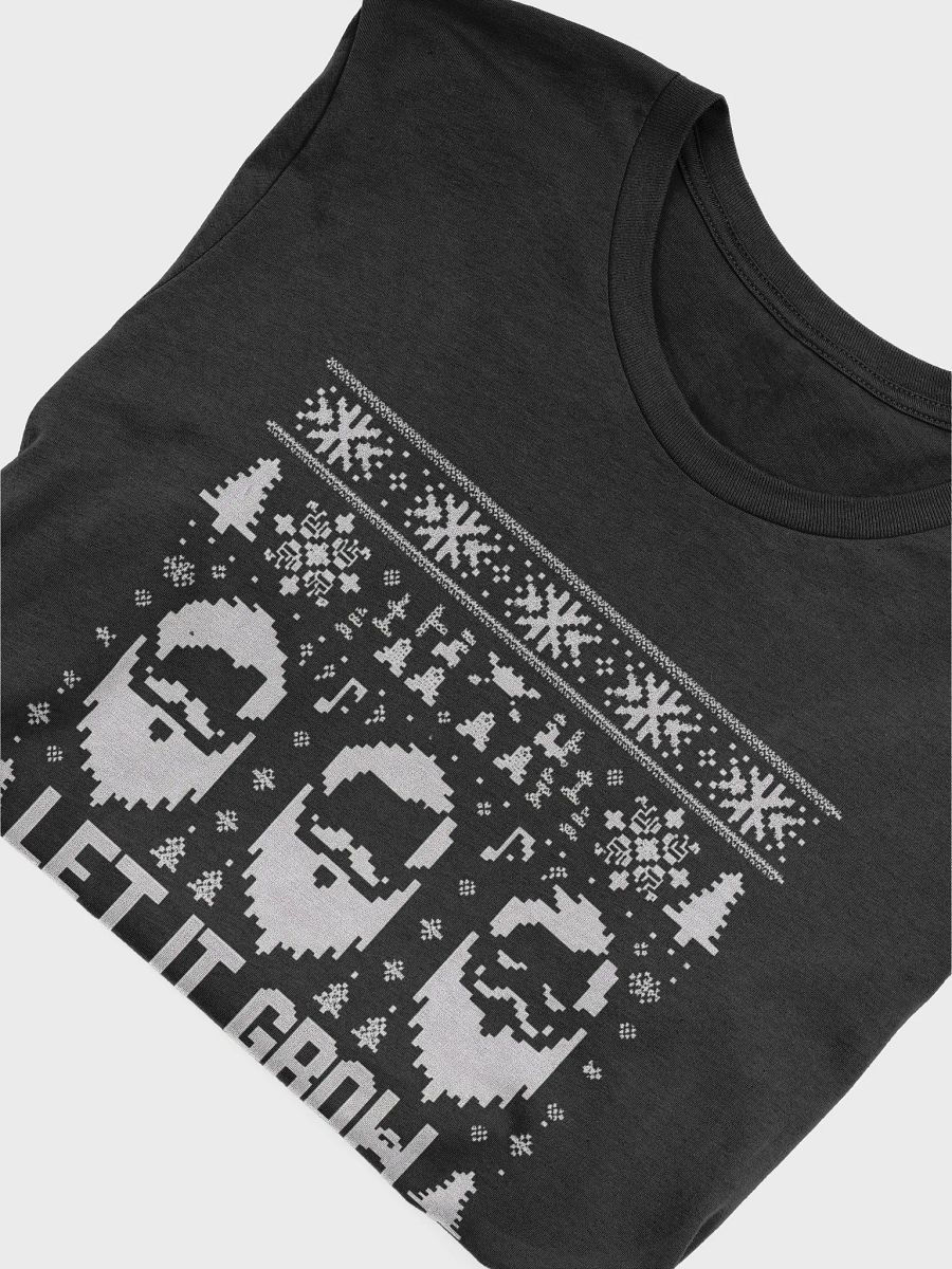 Festive Bearded Faces Holiday T-Shirt product image (5)