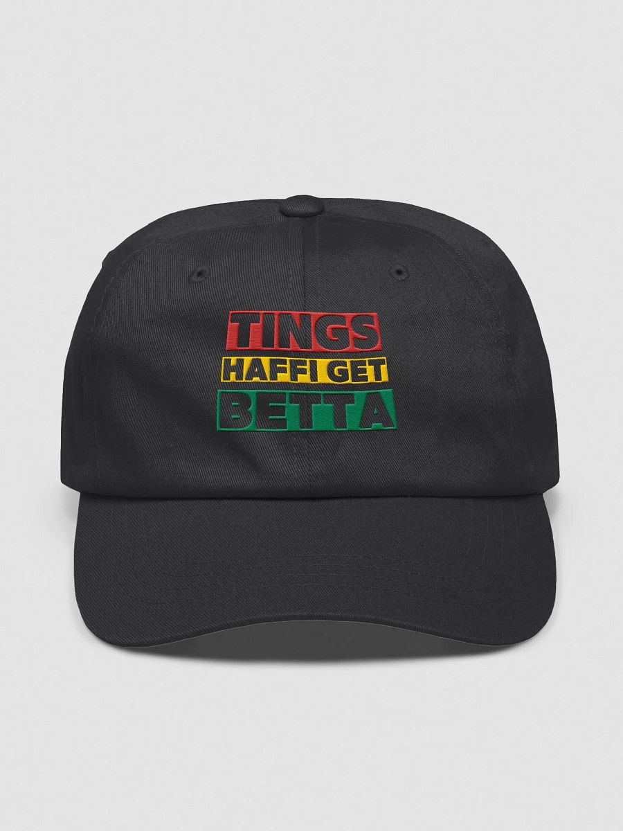 Tings Haffi Get Betta Dad Hat – Chill Island Vibes product image (2)