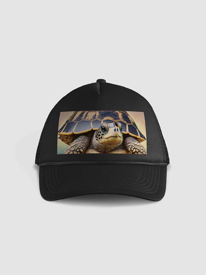 Wise Wanderer: Tortoise Trucker Hat for Slow & Steady Adventures product image (1)