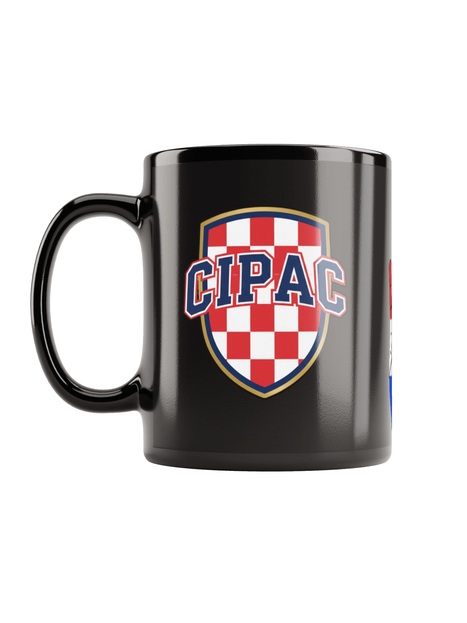 Checkered Peace Black Mug product image (11)