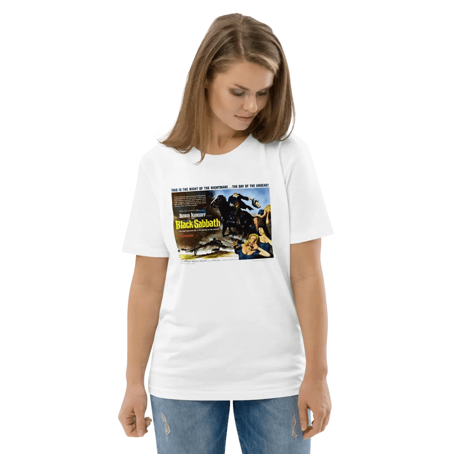 THE HORROR MOVIE Black Sabbath a man without head shirt product image (6)