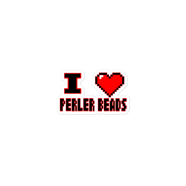 I Heart Perler Bead 2 Magnet product image (1)