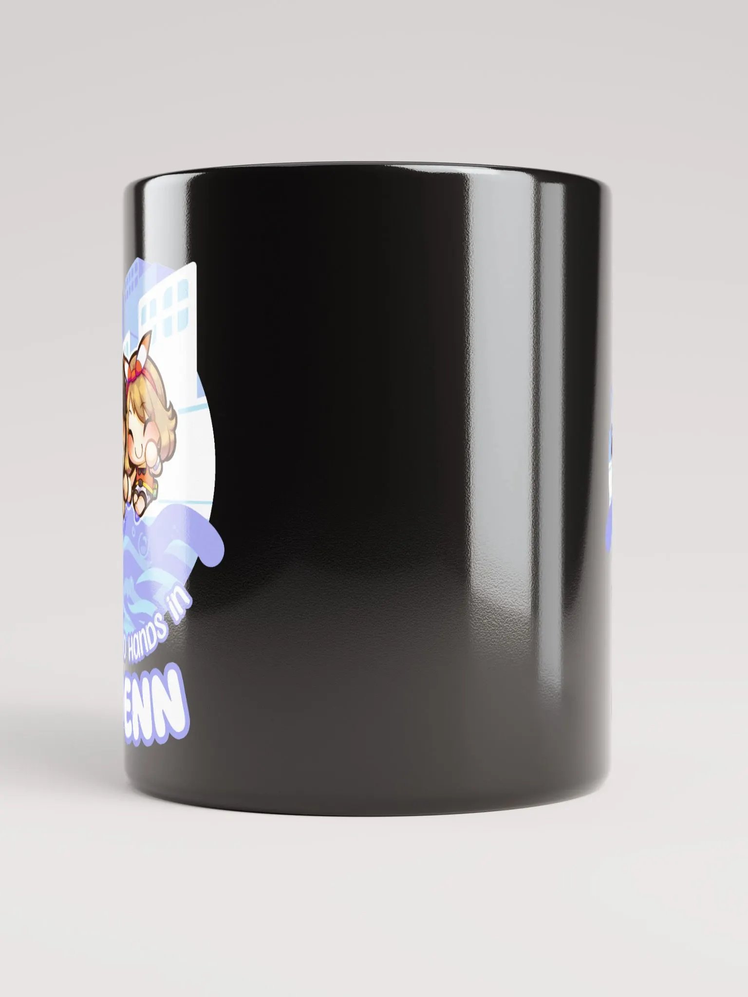 Let's Hold Hands in H Girls - Mug (Black) product image (10)