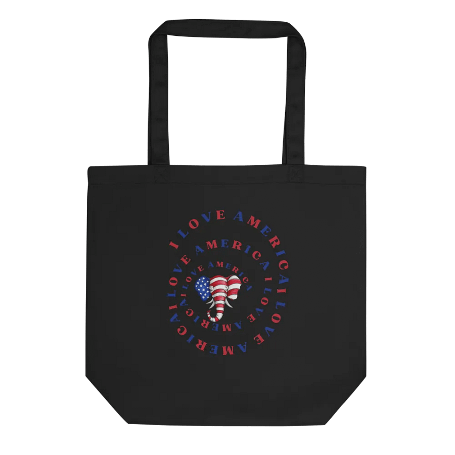 Econscious Eco-Friendly Tote Bag. I LOVE AMERICA product image (1)
