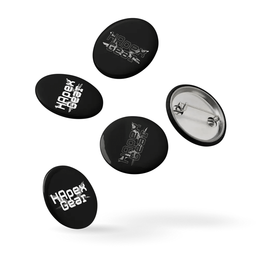HApex Gear Print Logo - Set of Pin Buttons product image (14)