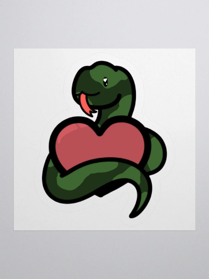 Snake Heart Sticker product image (1)