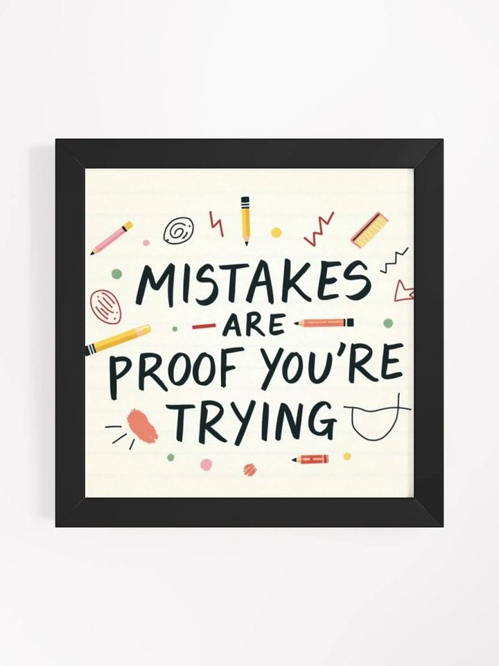Bold Mistakes Motivational Poster product image (6)