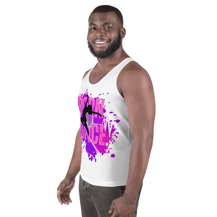 Born to Dance Her Silhouette Energetic Vibes Full Print Tank product image (6)