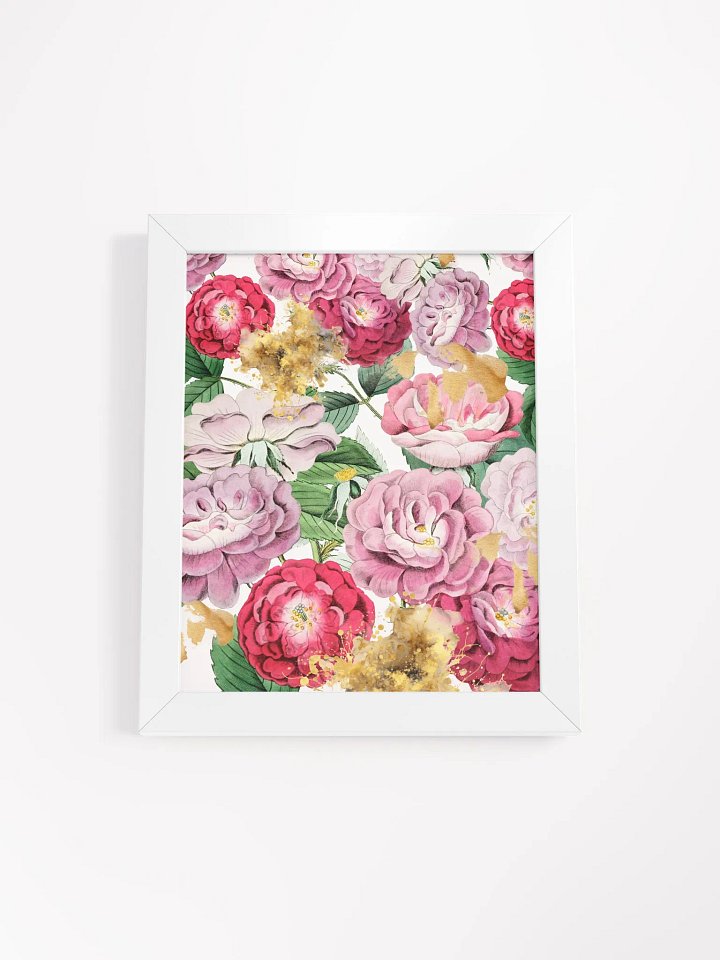 Golden Blooms Framed Art Print product image (1)