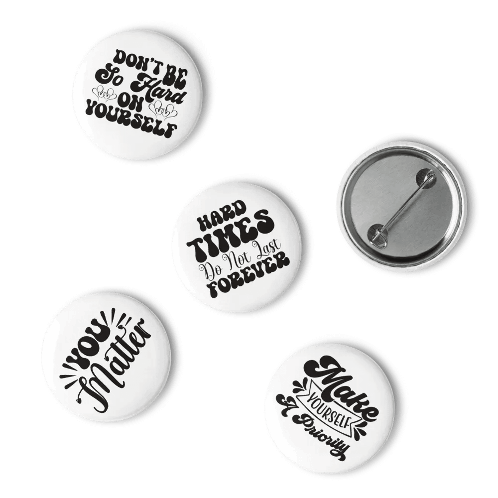 Encouragement Mental Motivation Button Pins Set product image (15)