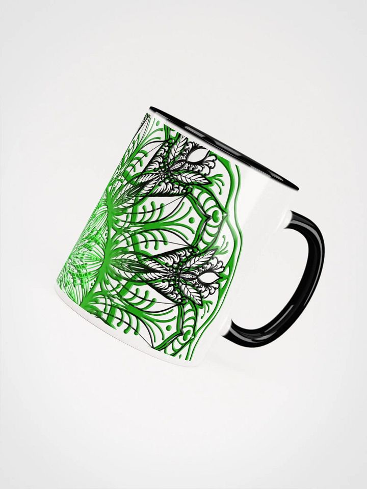Symmetrical Green Delight Ceramic Mug product image (1)