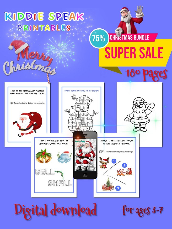 Christmas Bundle for Toddlers and Preschoolers product image (1)