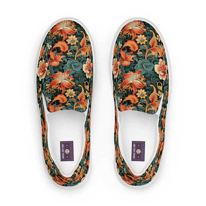 Sunset Flowers | Men's Slip-On Canvas Shoes product image (1)