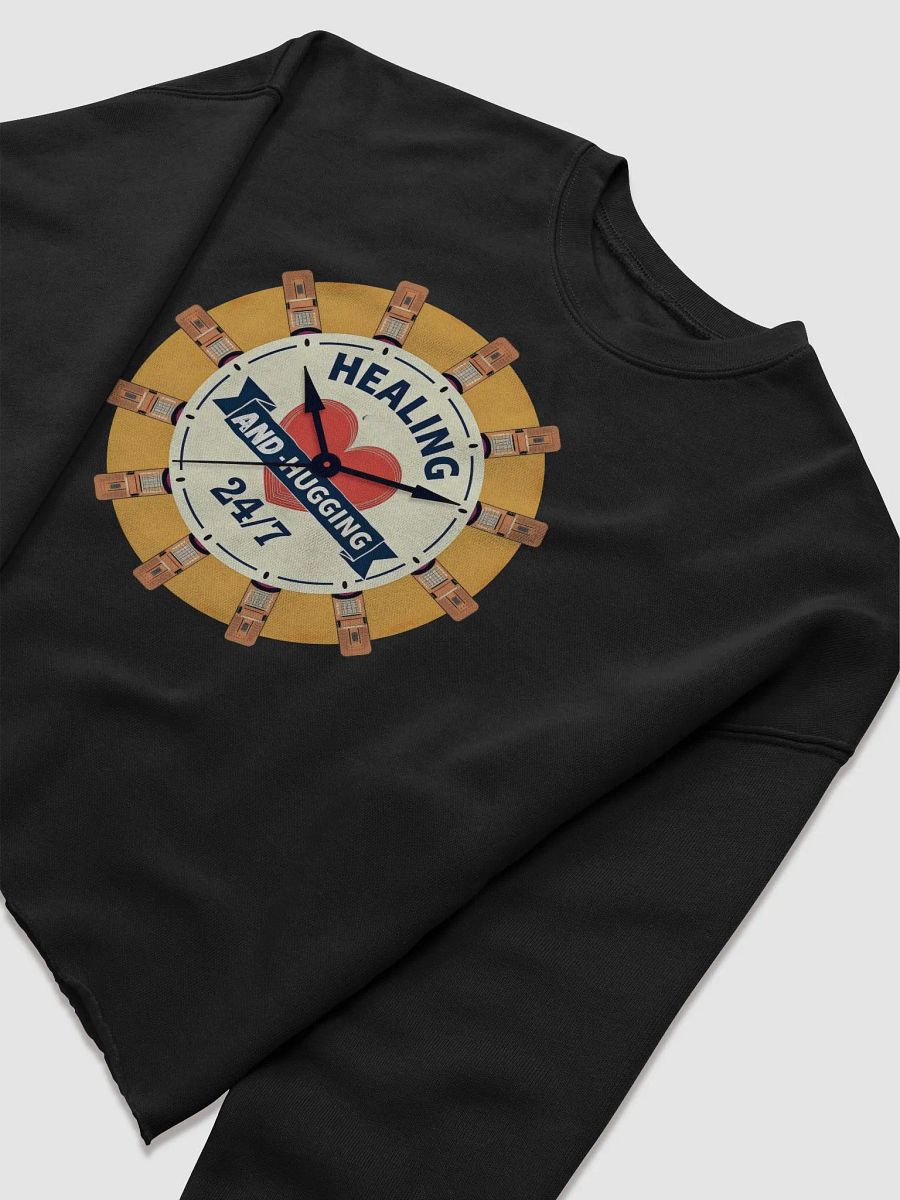 Healing and Hugging 24/7 Crop Sweatshirt product image (13)