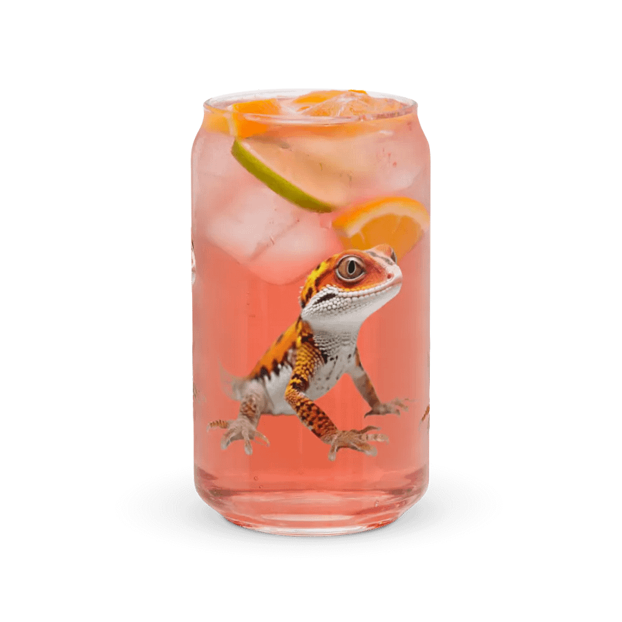 Lizard Pattern Can-Shaped Glass Set product image (37)