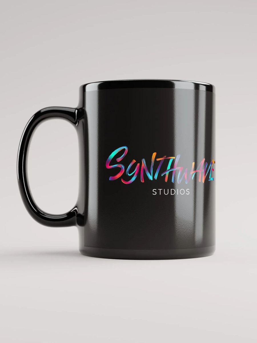 Synthwave Studios Black Glossy Mug product image (5)