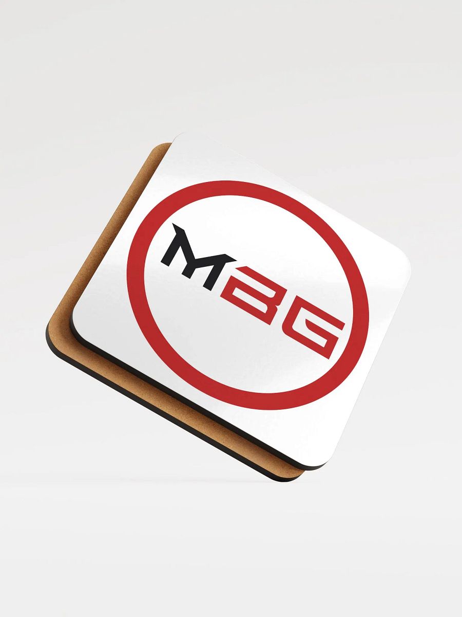 MBG square glossed cork coaster (1) product image (3)