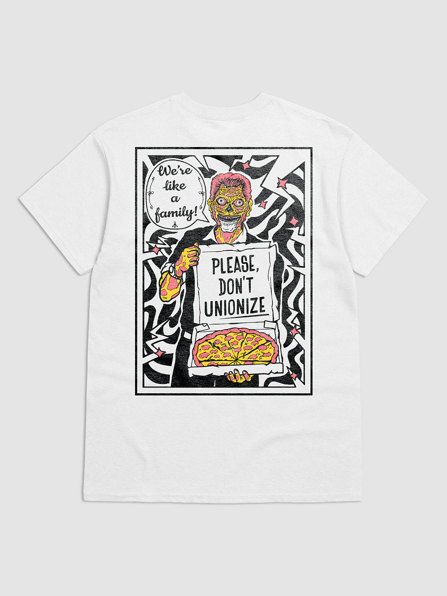 Corporate Pizza T-Shirt (White) product image (4)