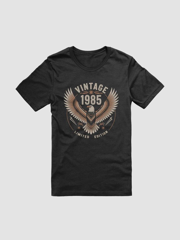 Vintage 1985 Fierce Eagle Native Spirit Style Birthday Tee product image (2)