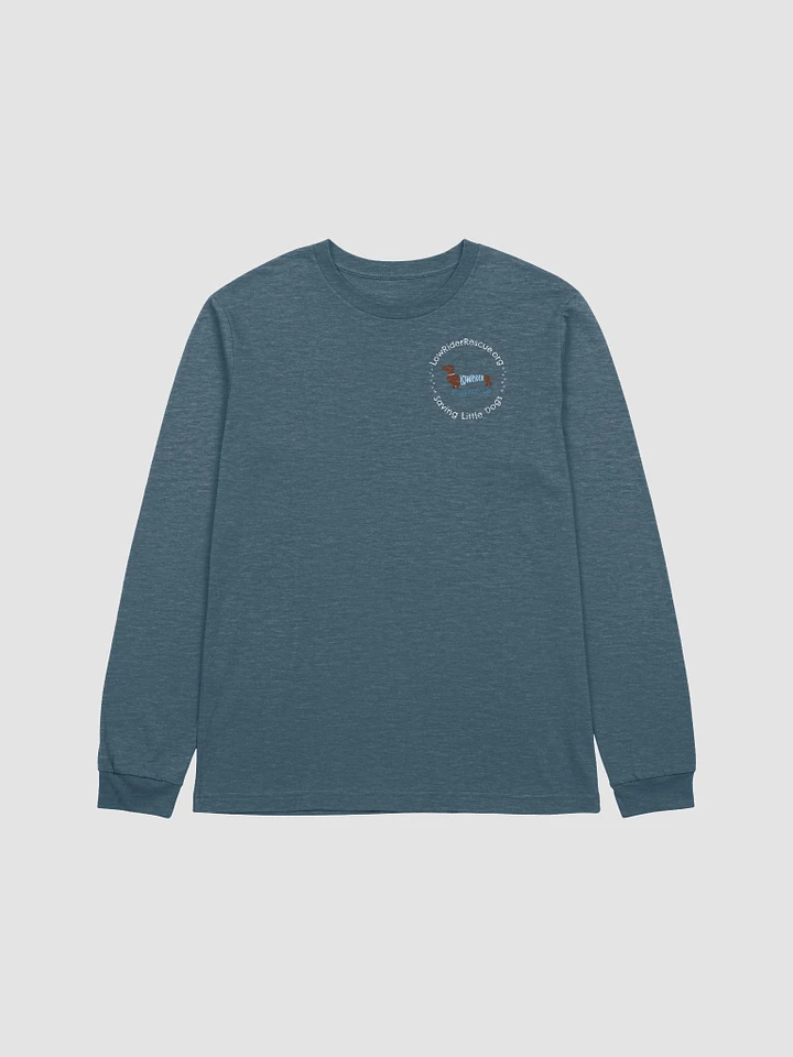 Long Sleeve T, Low Rider Dachshund Rescue logo product image (6)