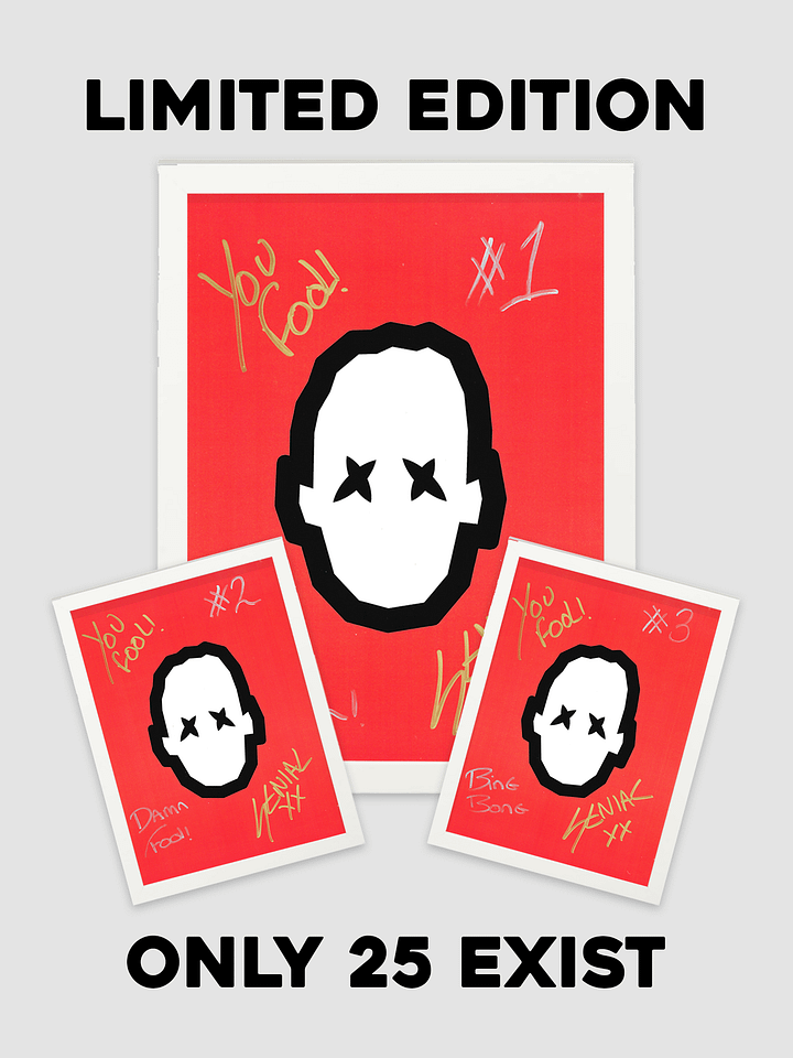 Hand Signed Framed Poster product image (2)
