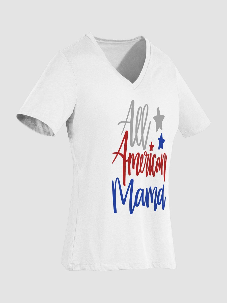 All American Mama Relaxed V-Neck Tee product image (6)