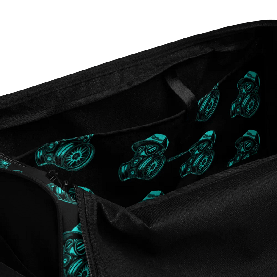 Norsk Pulverlakk Biohazard Chic All-Over Duffle Bag Lys Blå product image (6)