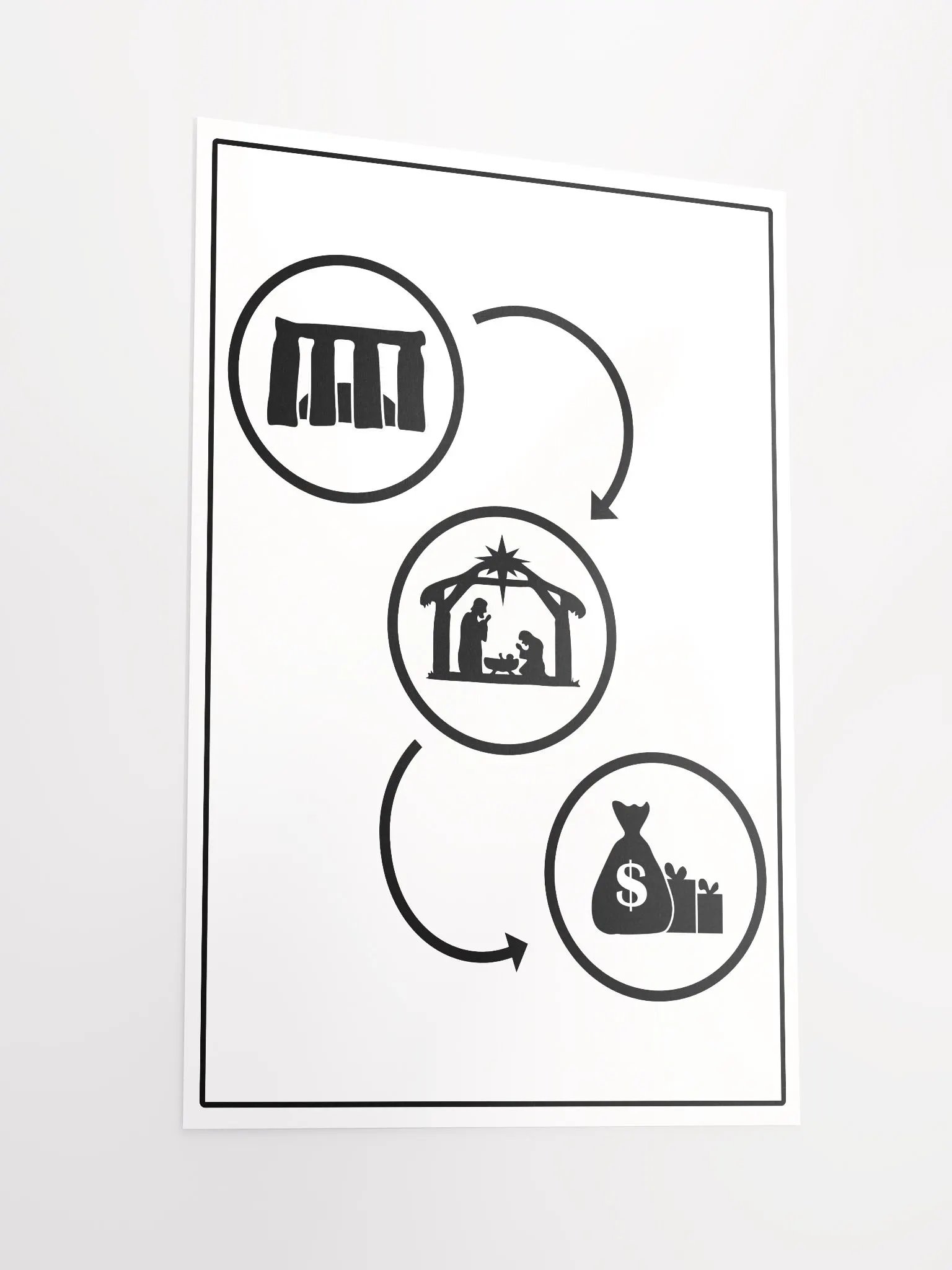The Evolution of Christmas - Enhanced Matte Paper Poster product image (1)