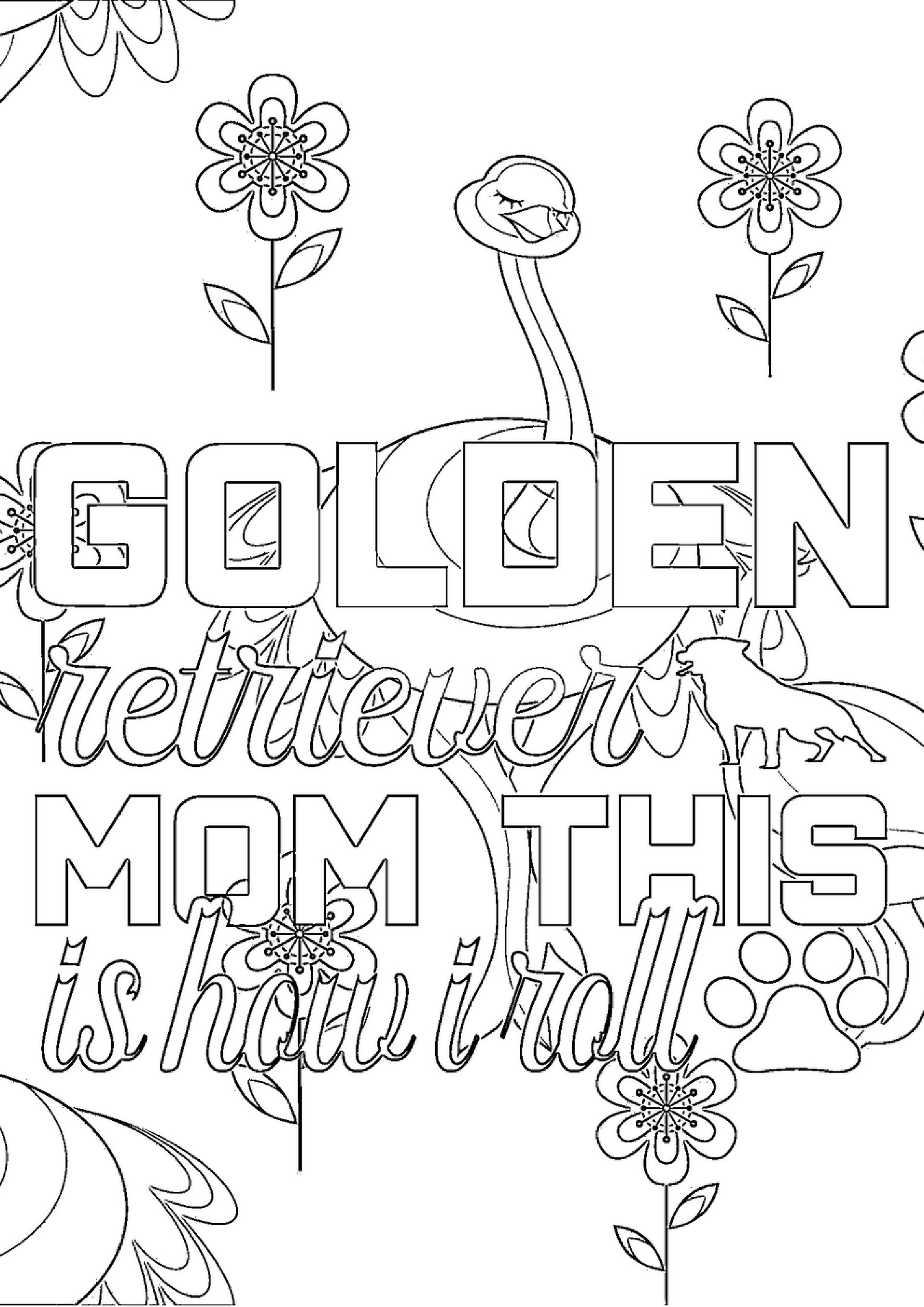 Pet Mom Life Quotes Coloring Book-30 pages product image (8)