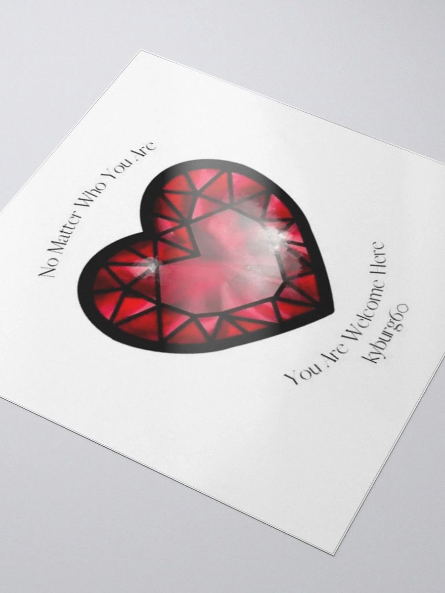 Kyburg60 - Ruby Heart Sticker product image (3)