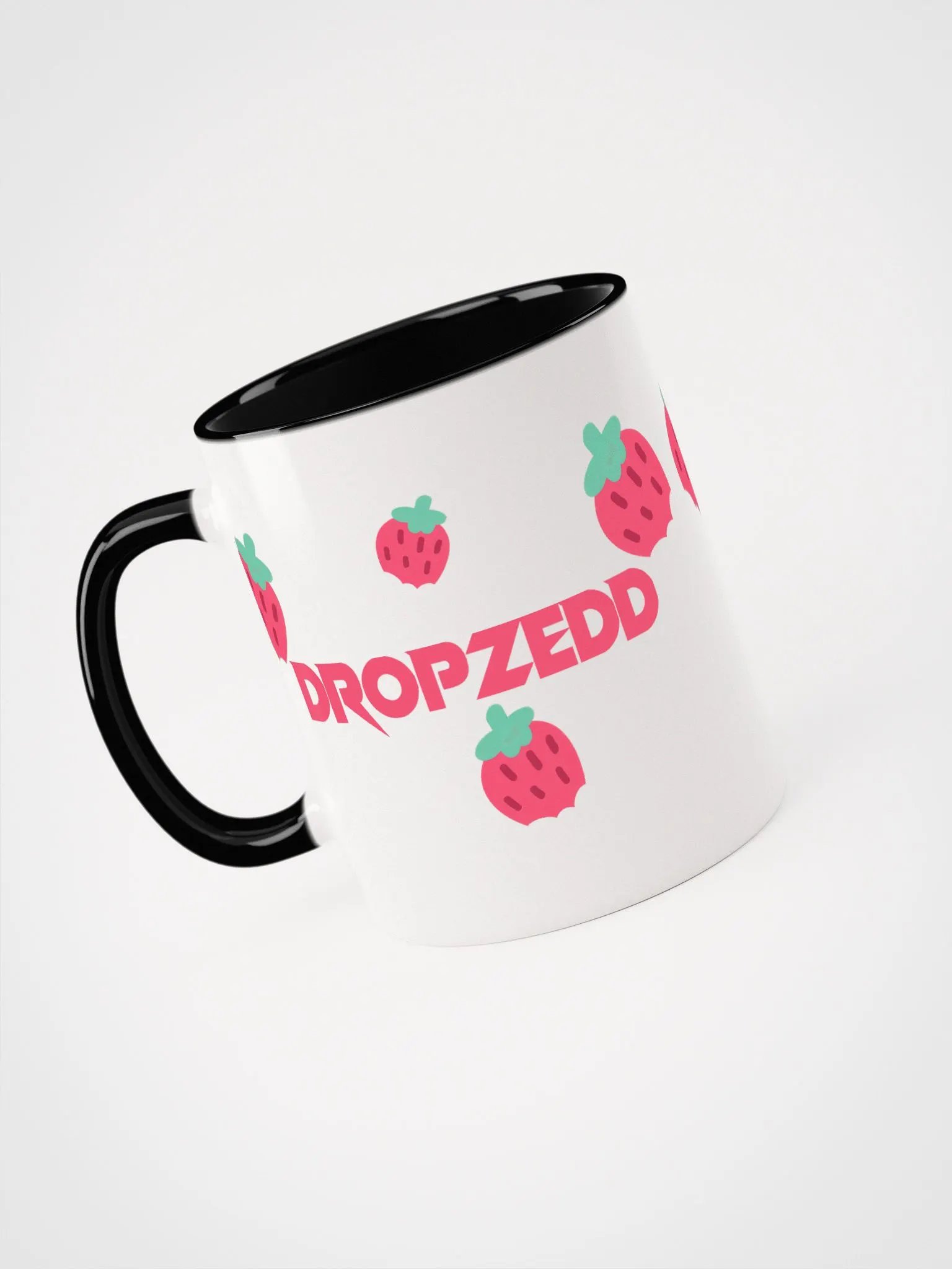 DropZedd, Strawberry Ceramic Mug, Black or Pink product image (1)