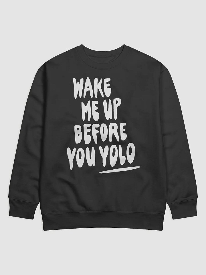YOLO black Sweatshirt product image (1)