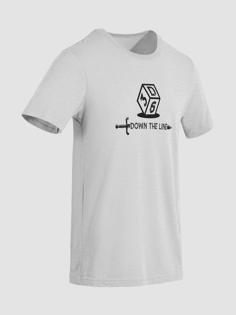 3d6DTL Horizontal Logo on Light Triblend T-Shirt product image (41)