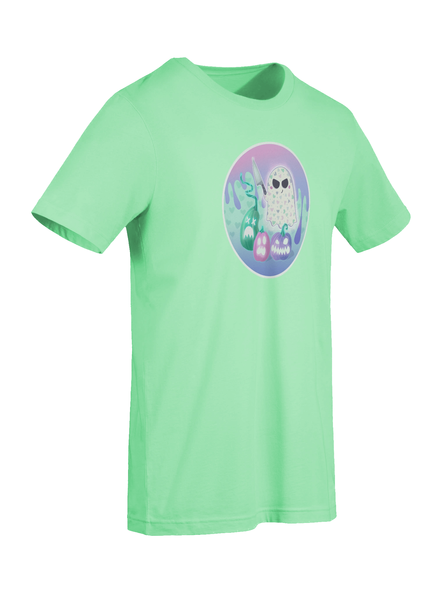 Pastel Little Ghost Pumpkin Carver - T-Shirt product image (7)