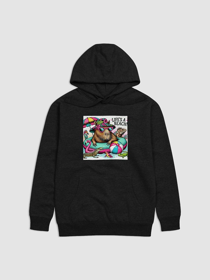 Beach Capybara Unisex Hoodie product image (2)