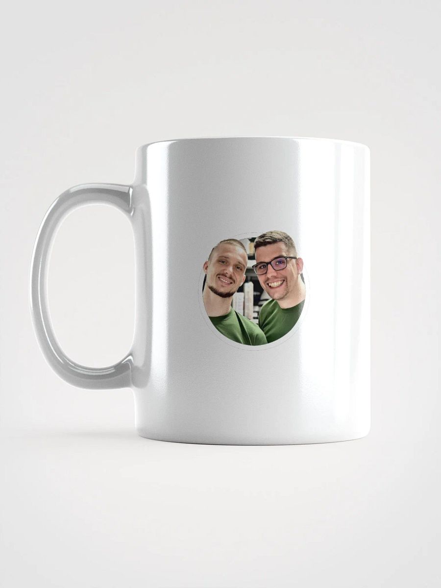 Biały kubek fajny, elegancki z logo. product image (5)