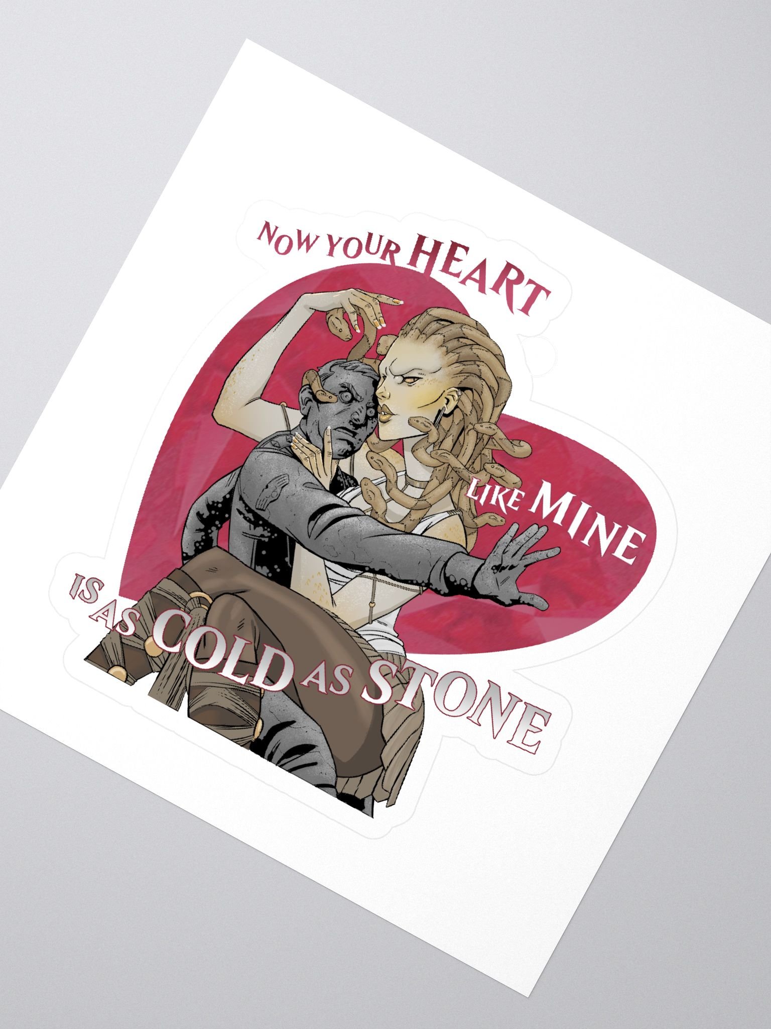 Gorgon - Heart sticker product image (2)