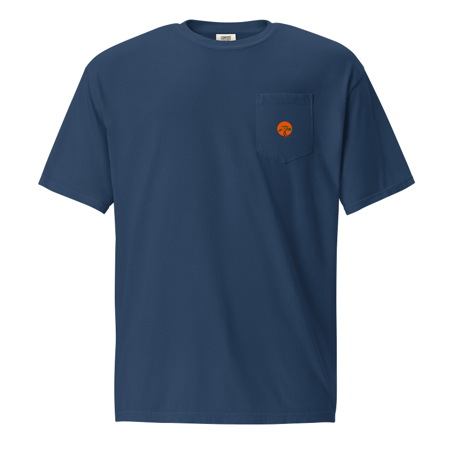 Sunset Tree Unisex Pocket Tee product image (1)