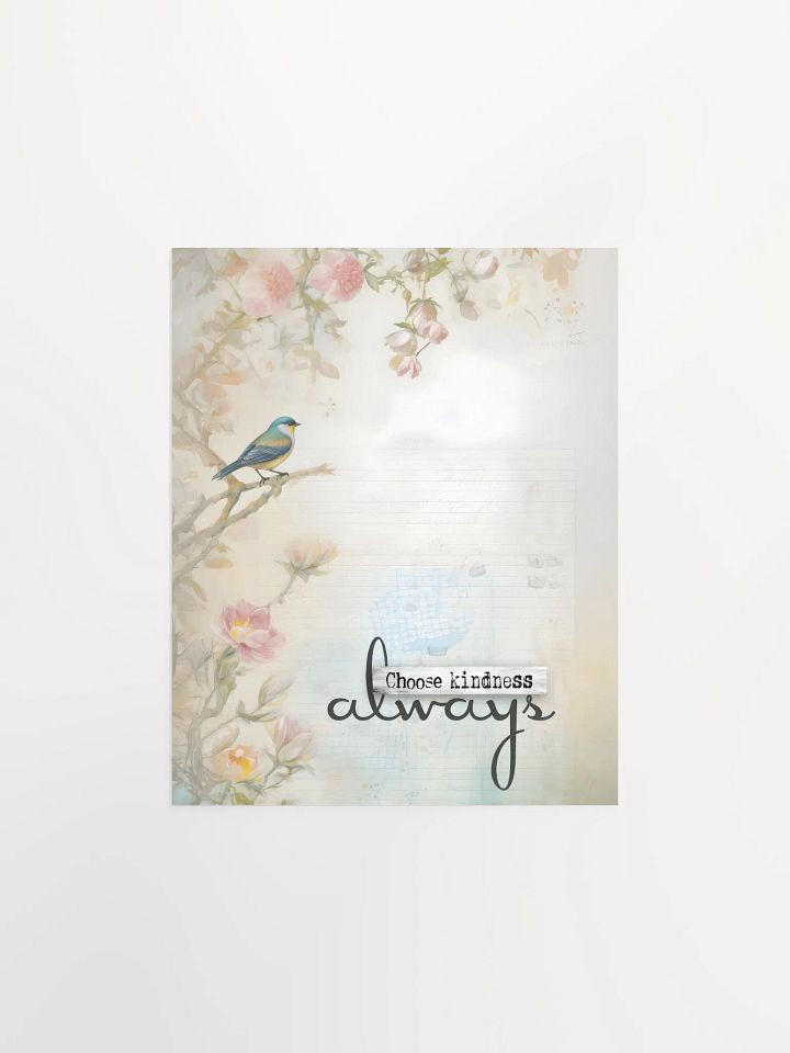 Choose Kindness Always Inspirational Poster product image (1)