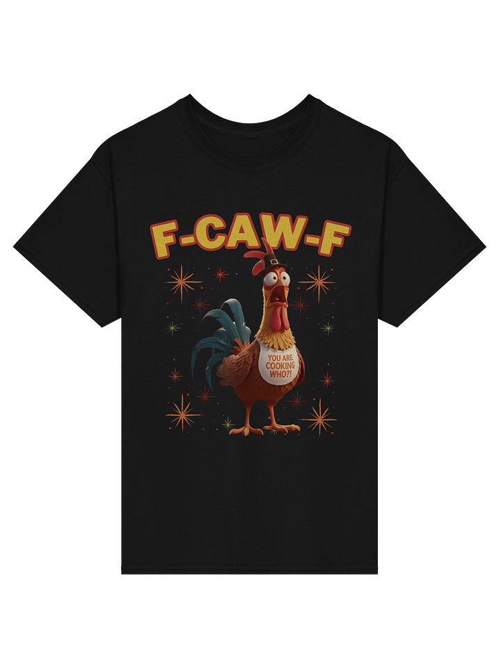 F-CAW-F Thanksgiving Rooster Tee – Funny Holiday Edition by Fitzroy Creator product image (2)