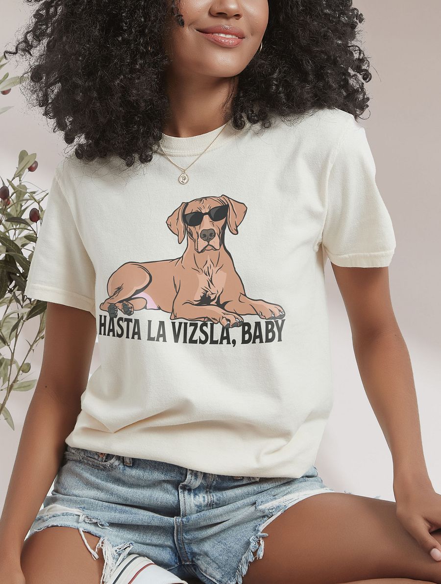 Hasta La Vizsla, Baby T-Shirt of a Vizsla | Funny T-Shirt for Vizsla Paw-rents product image (25)