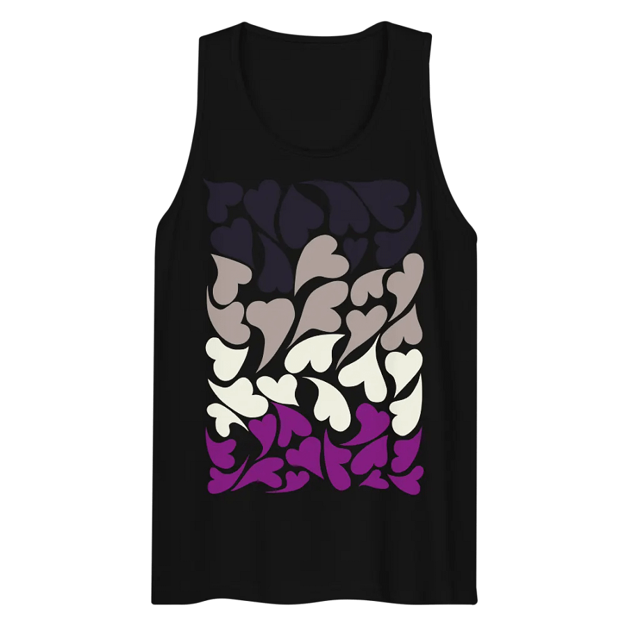 Nestled PRIDE Asexual Tank Top product image (13)
