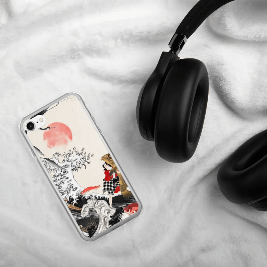 Sunset Wave Art iPhone Case product image (330)