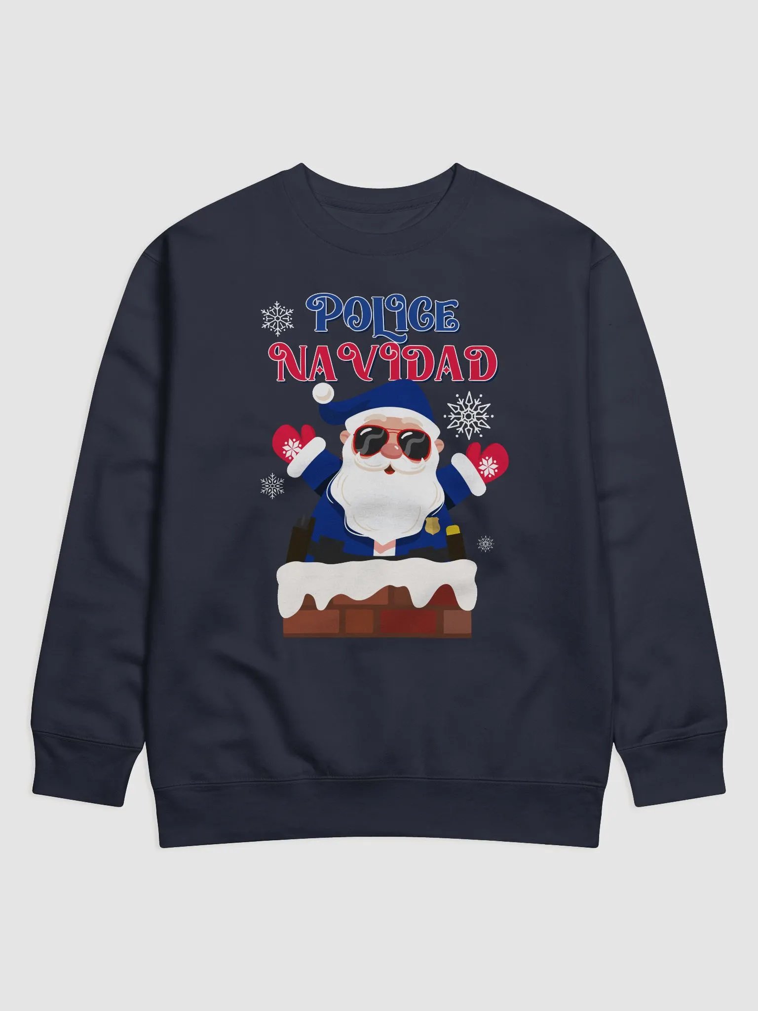Police Navidad Christmas Sweatshirt product image (1)