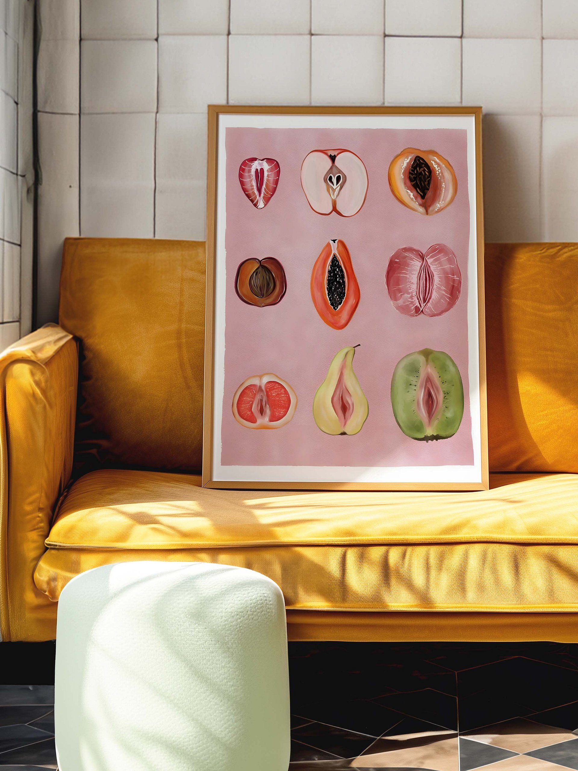 Sliced Feminine Fruit Art Print product image (5)