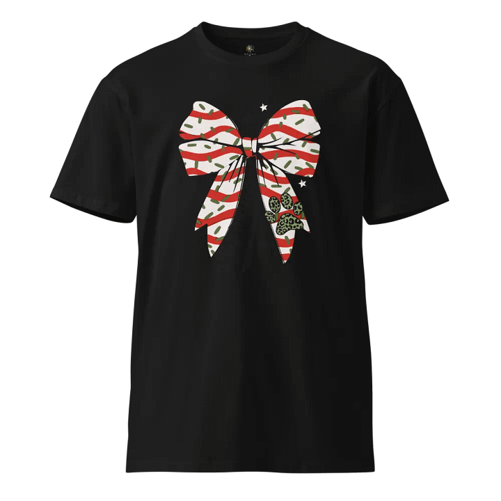 Paw-some Dogmom Bow T-Shirt product image (1)